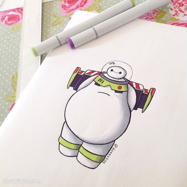 Baymax cosplays into classic Disney characters