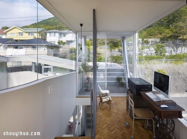 Toda House, a 360-degree panoramic spiral house like a birds nest