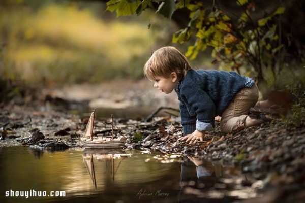 Captures the precious childhood time and records the sons growth process photography