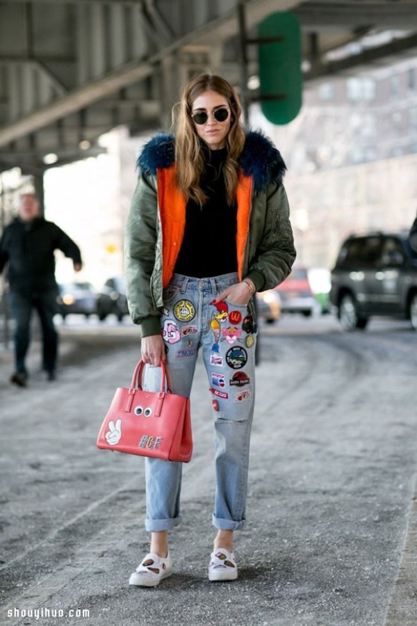 Womens Novelty Bags Appearing in Fashion Street Photos