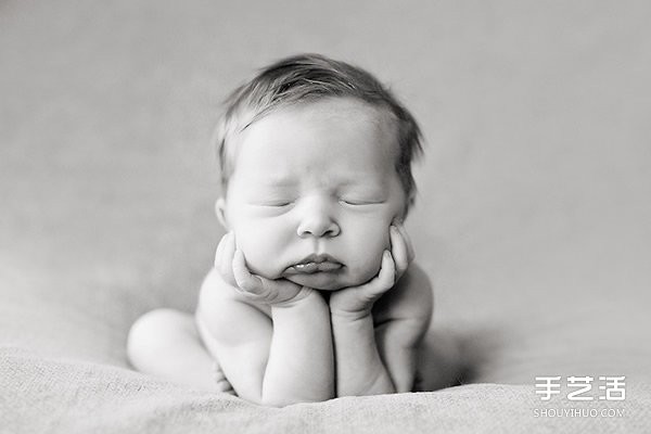 Super cute newborn baby photos of a pure and innocent little angel~