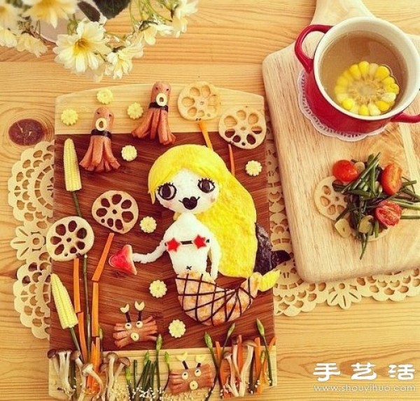 DIY cute and interesting creative food presentation