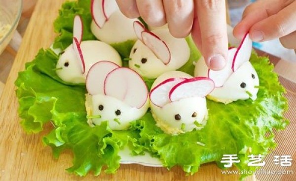 Cute and interesting boiled egg creative DIY