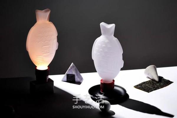 The small fish soy sauce bottle turns into a table lamp! Designed from the perspective of environmental protection