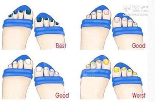 Summer girls must learn: How to match the color of sandals and nail polish