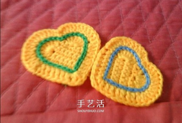 Simple crochet tutorial: How to knit woolen love charms