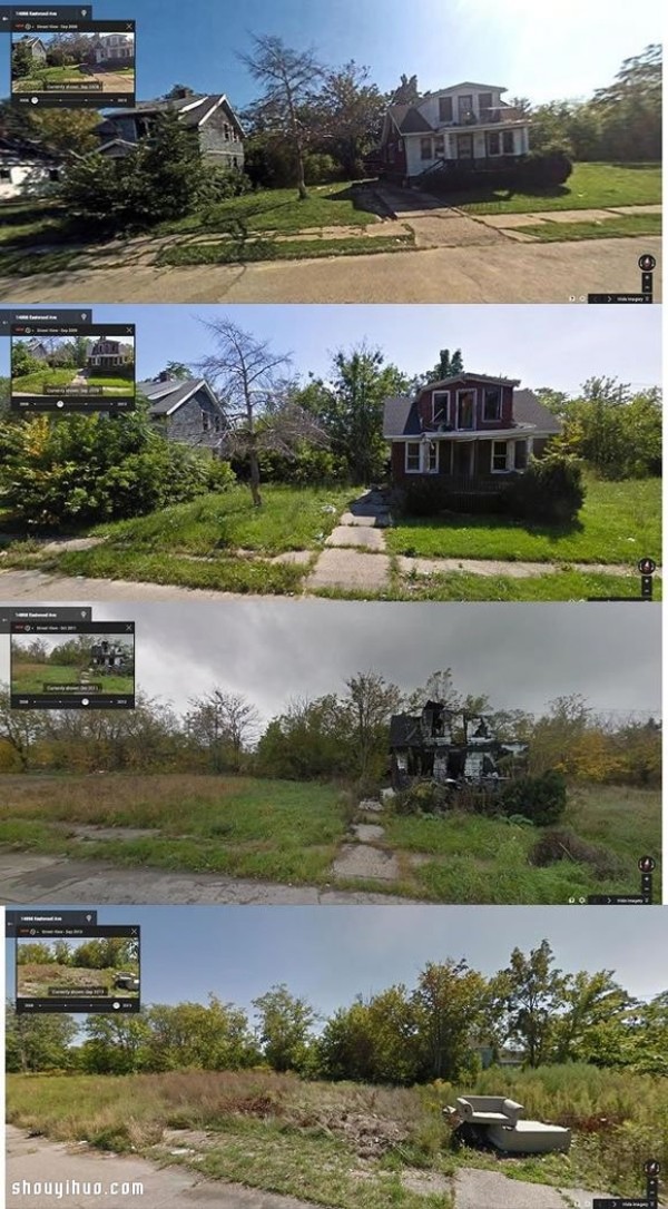 Watch the rise and fall of Detroit communities with Google Street View