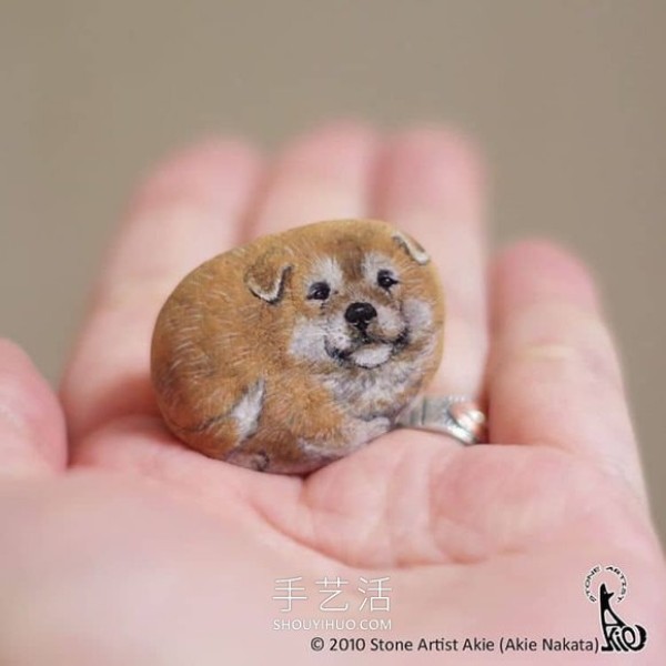 DIY ordinary stones into cute palm-sized animals