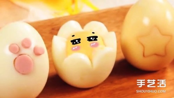 Super kawaii boiled egg dish with flower eggs that are so cute that you can’t bear to eat them