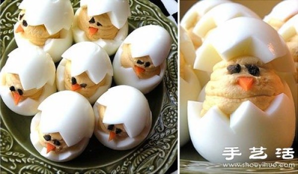 Cute and interesting boiled egg creative DIY