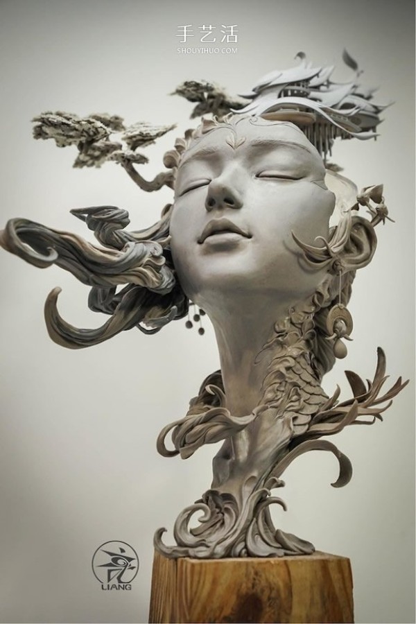 The majestic and delicate clay sculpture: Chang