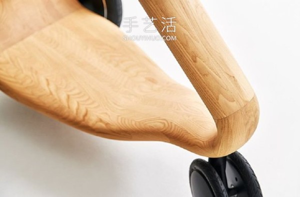 This is not a childrens walker! Solid wood three-wheeled electric vehicle ILY-Ai