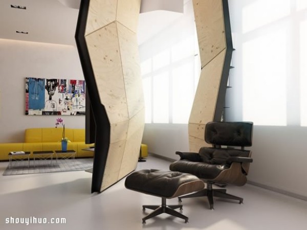 Home decoration design that utilizes a small space of 60 square meters to the extreme