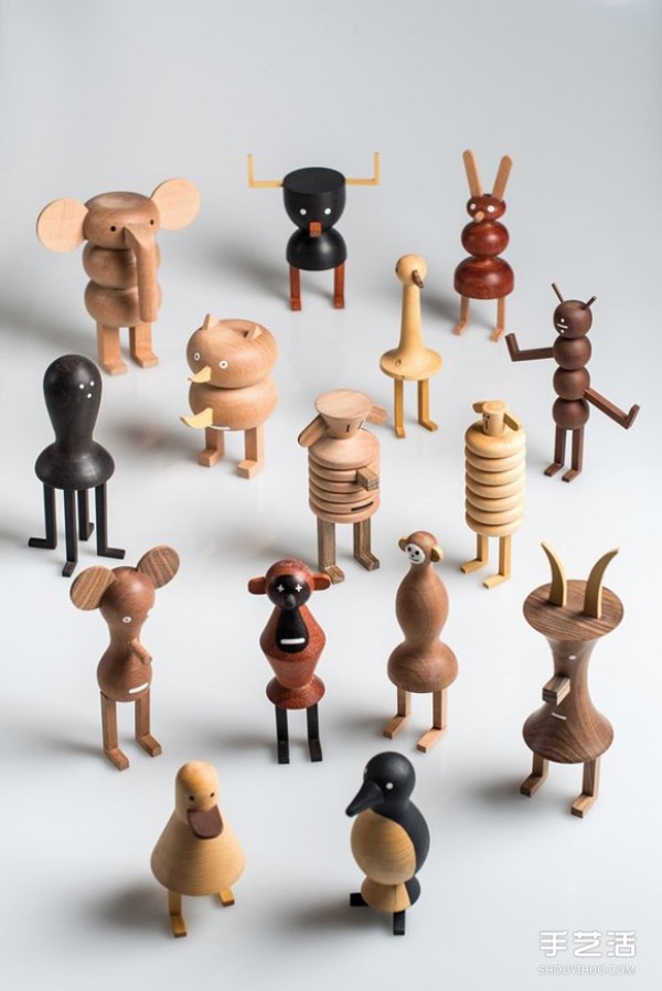 Healing wooden toys designed by Isidro Ferrer