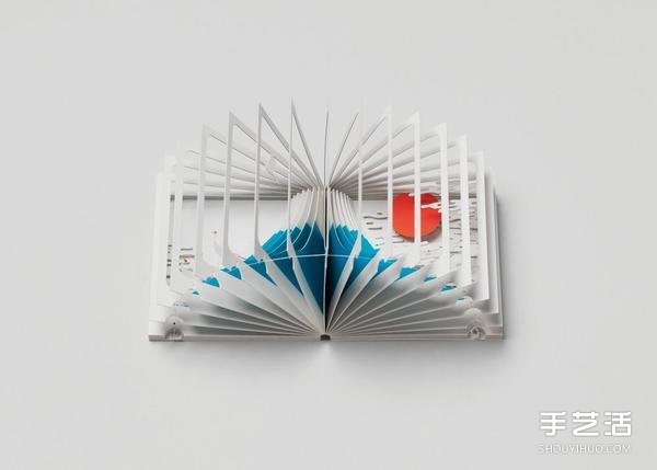 The Art of Paper Sculpture: The Majestic Mount Fuji Shrunk into a Mini Pop-up Book