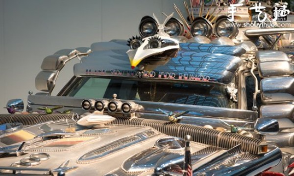 More than 40 car parts were hand-made in 10 years to create a dream car