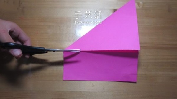 The simplest illustration of how to fold a paper rose, a little cute! 