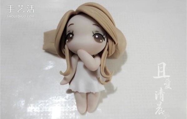 A tutorial on how to make an elf out of soft clay and a tutorial on how to make a cute flower fairy out of soft clay