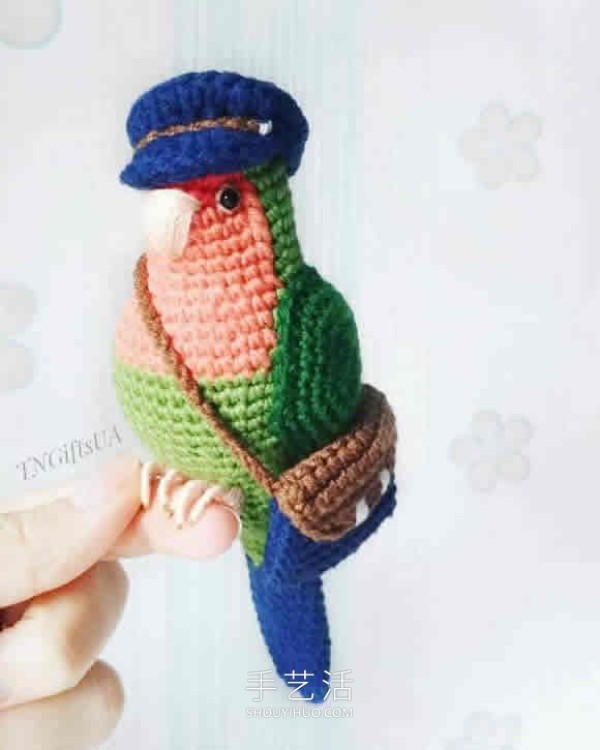 Lifelike birds! Pictures of hand-crocheted exquisite bird works