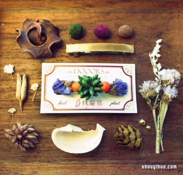 Forest Floral Jewelry Studio: DOOORS Handmade Dried Flowers and Fruits