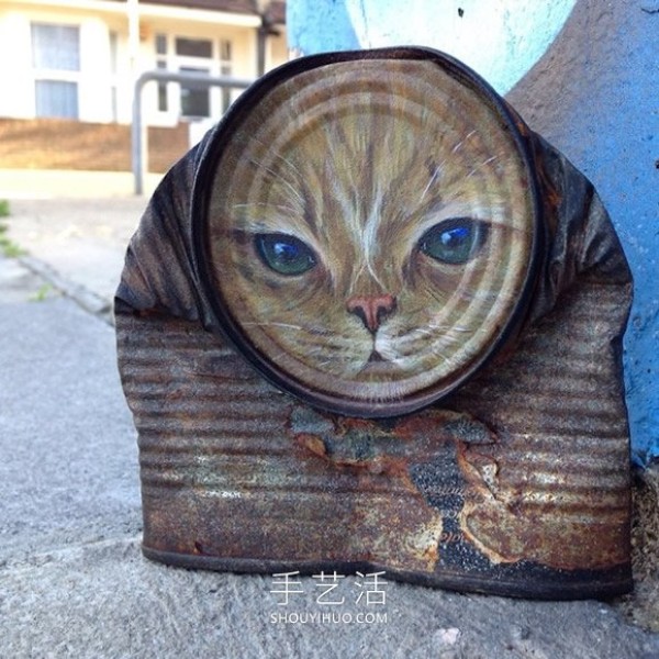 Creative and environmentally friendly DIY! Street performers give discarded food cans new life