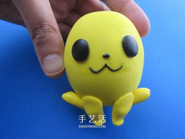 Illustrated tutorial on how to make ultra-light clay Pikachu