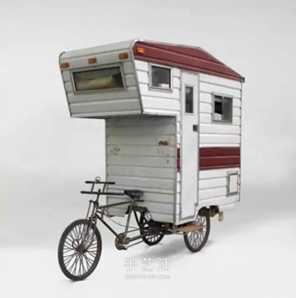 Shocked! I can’t afford to drive a car or RV, but I also have a bicycle RV! 