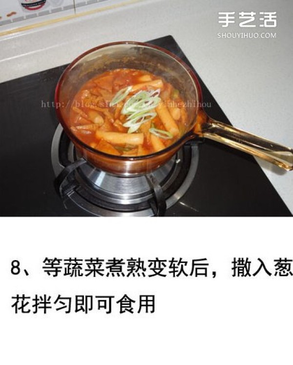 How to make Korean stir-fried rice cakes, how to make stir-fried rice cakes, here are pictures