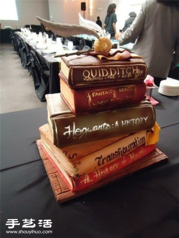 What will the creative book cake taste like? 