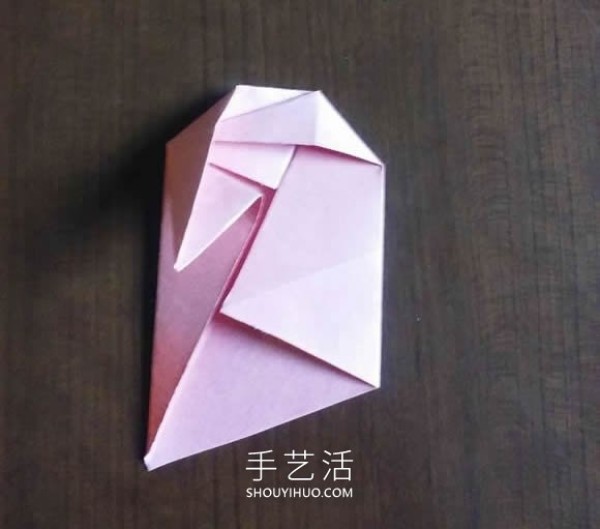 Complex designs can be combined! Simple flat rose origami tutorial