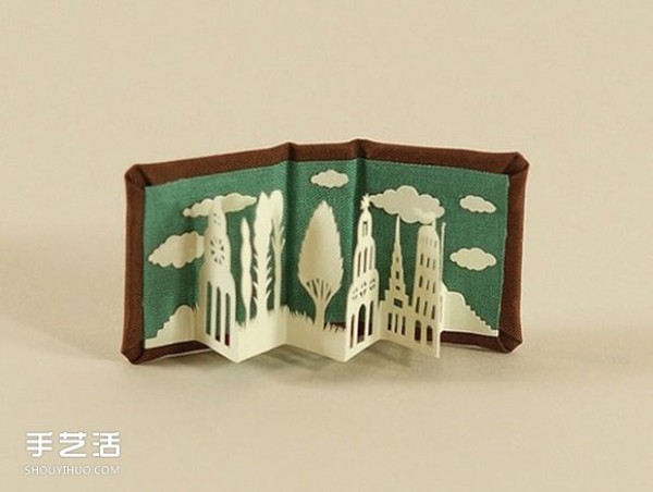 Exquisite handmade notebook works, perfect handicrafts made of hand-painted paper-cutting