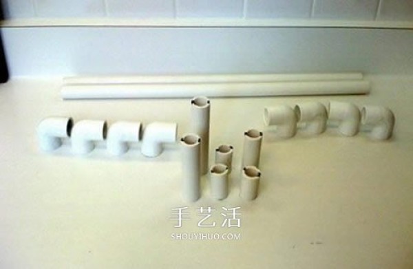 How to make PVC pipes with shoe racks, homemade PVC pipe shoe racks with illustrations