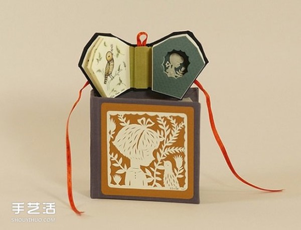 Exquisite handmade notebook works, perfect handicrafts made of hand-painted paper-cutting