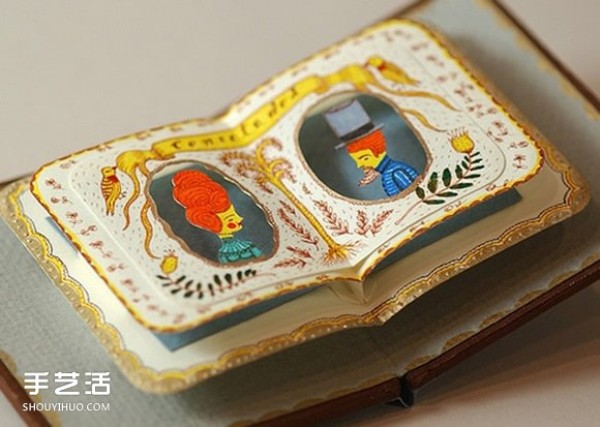 Exquisite handmade notebook works, perfect handicrafts made of hand-painted paper-cutting