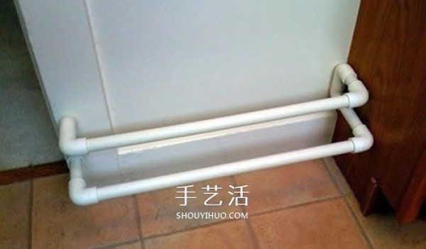 How to make PVC pipes with shoe racks, homemade PVC pipe shoe racks with illustrations