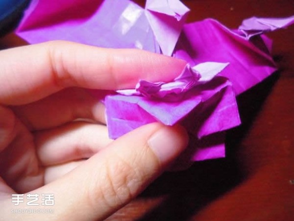 Die Lianhua Love Origami Illustration of Creative Love Origami Step by Step