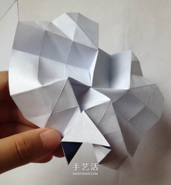 The classic folding method of Kawasaki rose, how to fold Kawasaki rose tutorial