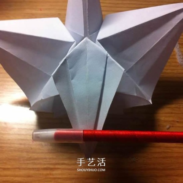 How to fold a thousand paper crane storage box into origami into a thousand paper crane storage box