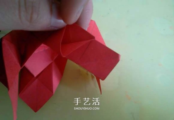 How to fold LS roses and illustrate how to fold LS roses by hand and step by step