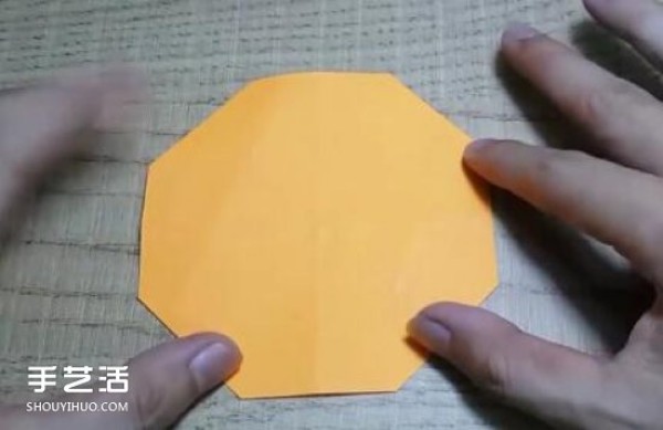 Oil-paper umbrella origami illustrated tutorial, how to fold an oil-paper umbrella, step-by-step