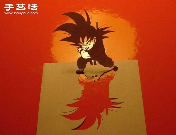 Incredible anime paper sculpture, actually made of note paper!!