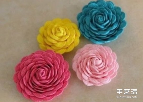 Use non-woven lace DIY to make beautiful flower hairpins and hair accessories