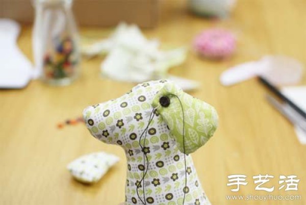 Super cute fabric dog doll handmade tutorial