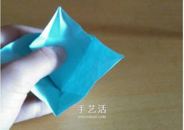 How to fold beautiful paper flowers, origami eight-pointed star flower with illustrations