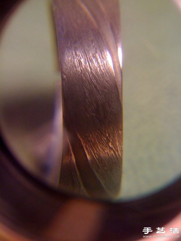 DIY meaningful wedding ring forged from meteorite iron