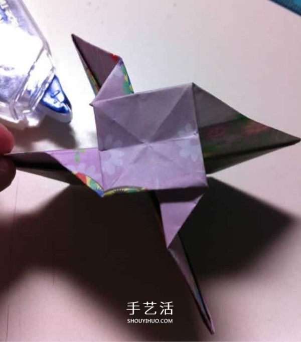 Mini rose flower origami tutorial with beautiful diamond rose folding illustrations