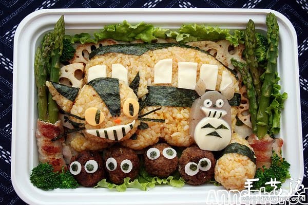 Cute and funny cartoon bento DIY