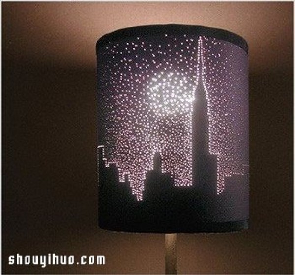 Tutorial on how to make an exquisite light-transmitting lampshade by DIY from cardboard