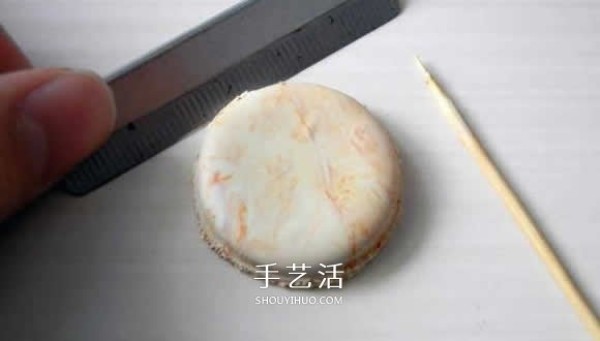 Chinese Valentines Day polymer clay gift DIY homemade polymer clay macaron illustration