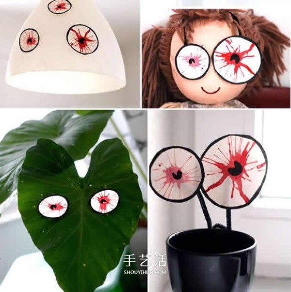 Halloween Horror Eyeballs Making Handmade DIY Halloween Decorative Eyes